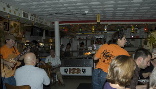 Alexa serving and family members performing
