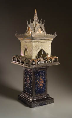Spirit house by Yary Livan, 2007. Photo by Jason Dowdle