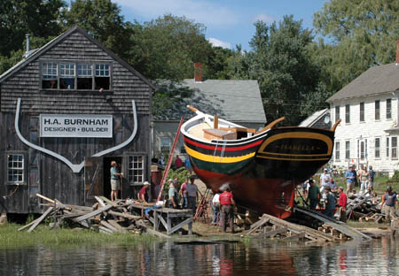 Schooner Isabella launch