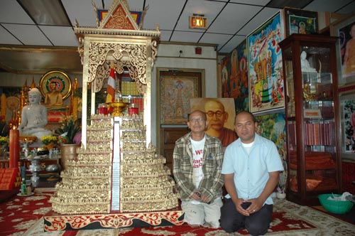 Stupa built by Yary Livan and Samang Khoeun.