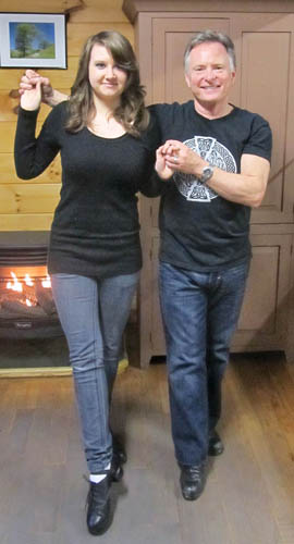 Kevin Doyle (right) and Nicole LeBlanc
