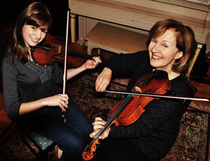 Laurel Martin (right) and Natalya Kay Trudeau