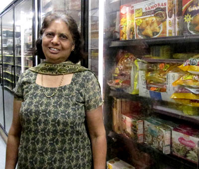Leela Shah at East West Foods