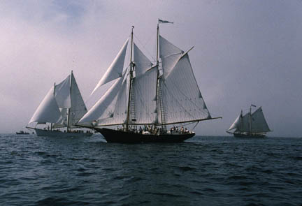 Thomas E. Lannon at sea. Photo by Lew Joslyn