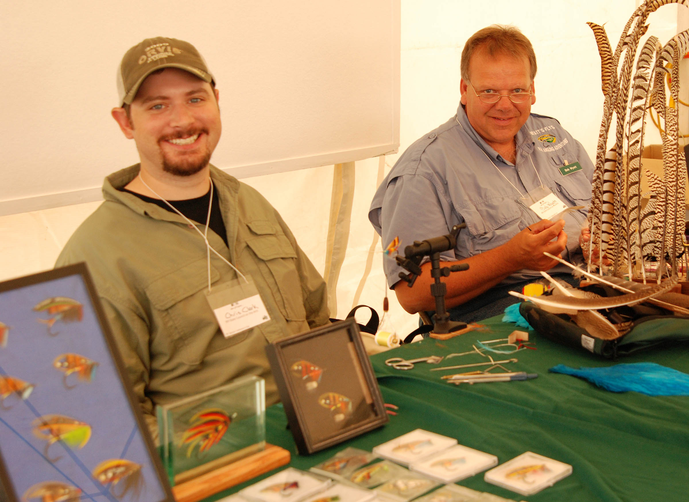 Bob Wyatt (right) and apprentice Chris Clark